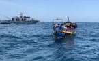 Une pirogue avec à bord 219 migrants interceptée