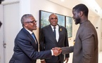 SOMMET DE L’UNION AFRICAINE : Le Président Bassirou Diomaye Faye a reçu Aliko Dangote et Dr. Okey Oramah (Afreximbank)