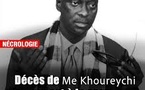 Me Khoureïchy Ba rappelé à Dieu