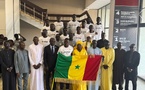 CÉRÉMONIE DE REMISE DE DRAPEAUX AUX SÉLECTIONS DE FOOTBALL U20 ET U15 ANS, DE BEACH SOCCER ET DE FUTSAL FEMININ : Khady Diène Gaye invite les délégations à défendre nos couleurs avec fierté