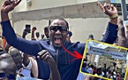 AUDITIONNE PAR LA CYBERCRIMINALITE AU SUJET DE SON DEBAT AVEC AMADOU BA : Badara  Gadiaga accompagné par une immense foule, de nombreuses personnalités venues lui témoigner leur soutien