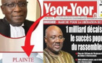 MANIFESTATION A OUROSSOGUI DES PARTISANS DE FARBA NGOM AU COUT D’UN MILLIARD : Le Dirpub de «Yoor Yoor» devant le Tribunal correctionnel aujourd’hui
