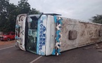 Tera meeting du Pastef : un bus fait un accident ; bilan plusieurs blessés