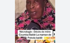 Décès de Coumba Baldé, mère de Pokola Baldé