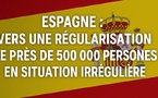 L'Espagne va régulariser un demi-million de sans-papiers