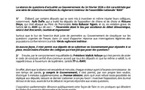 QUESTIONS D’ACTUALITÉ AU GOUVERNEMENT : L’opposition parlementaire relève une série de violations du règlement intérieur et promet d’en tirer toutes les conséquences de droit