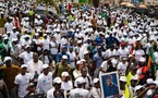 Ousmane Sonko aux côtés des militants lors de « Dakar en marche » (PHOTOS)