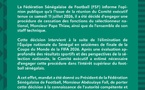  la FSF met fin aux fonctions de Pape Thiaw après le Mondial 2026