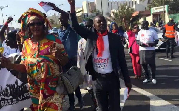MARCHE DES PRO KHALIFA SALL: Youssouf Mbow et Cie s’en prennent violemment au régime de Macky Sall et invitent la Rts à respecter sa mission de service public