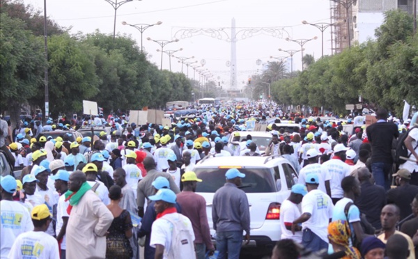 ​Marche de l'opposition: mobilisation réussie, les candidats du front brillent par leur absence
