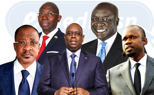 PRESIDENTIELLE 2019: Macky, Idy, Sonko, Madické et Issa Sall retenus, Khalifa et Karim out
