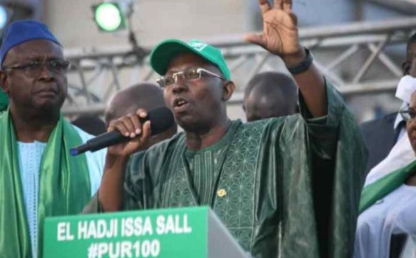 MEETING D’OUVERTURE DE EL HADJI ISSA SALL CANDIDAT DU PUR : Macky Sall est un tyran, sous mon régime, la caisse noire sera supprimée