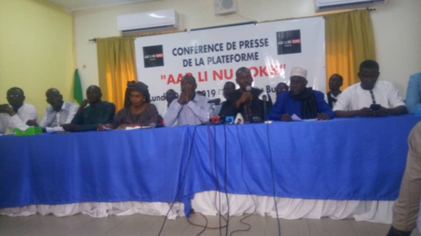 MALGRE LA REPRESSION DE SON DERNIER RASSEMBLEMENT: Aar Li Ñu Bokk compte défier à nouveau Macky Sall ce vendredi 21 juin