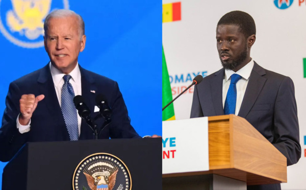 Joe Biden félicite Diomaye