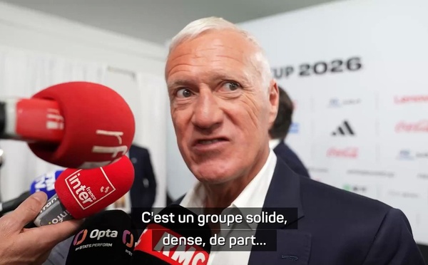 DIDIER DESCHAMPS : « Ce n’est pas un groupe de la mort, mais un groupe dense et difficile »