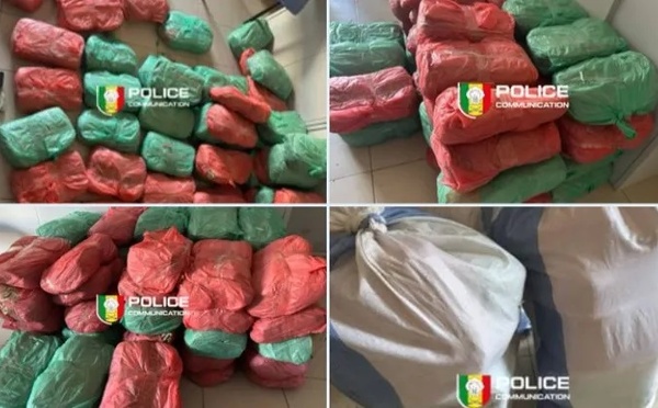 56 kg de cannabis saisis par la Brs de Dakar