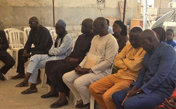 Le Recteur de l'Université Cheikh Anta Diop également est allé présenter ses condoléances