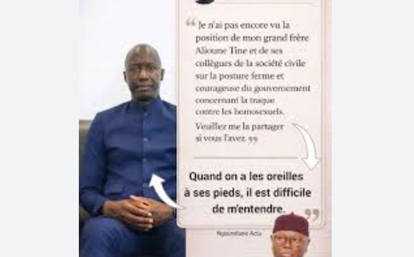 Alioune Tine "gifle" Dame Mbodj