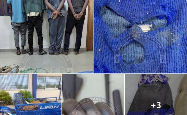 Démantèlement d'une bande armée à Kédougou