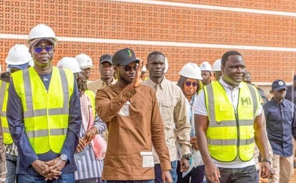 Diomaye sur les chantiers devant accueillir les activités équestres des Joj