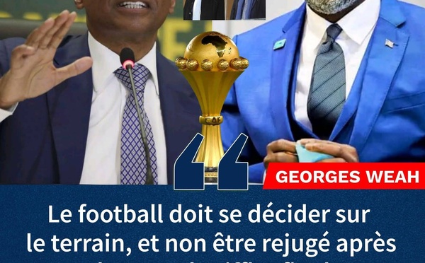 SOUTIEN DE TAILLE : George Weah s’insurge contre la décision de la Caf et réaffirme le sacre du Sénégal