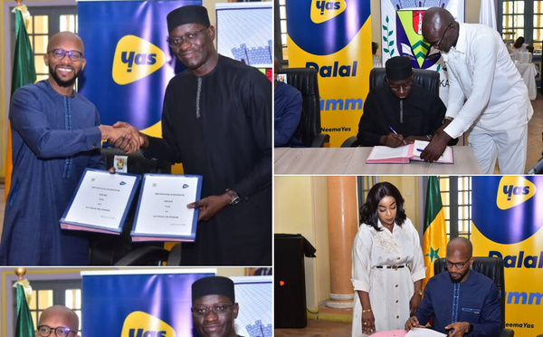 Digitalisation des procédures : la Ville de Dakar  et Yas signent un protocole d’entente