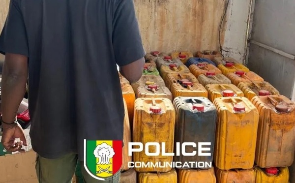 Kidira : contrebande de carburant subventionné : un individu arrêté par la police