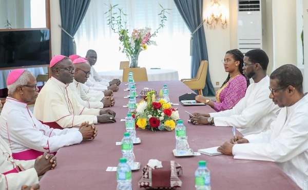 Audience au Palais : le Président Faye reçoit la Conférence épiscopale du Sénégal