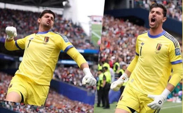 THIBAUT COURTOIS GARDIEN BELGE « Au foot, il faut toujours y croire »,