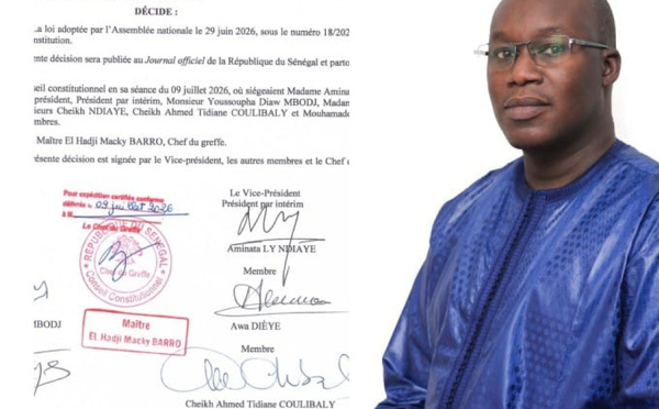 RÉVISION CONSTITUTIONNELLE : Pape Modou Fall salue une décision « historique » qui consacre la suprématie de la Constitution