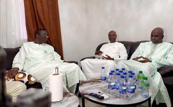 Le maire Djamil Sané et Amadou Ba