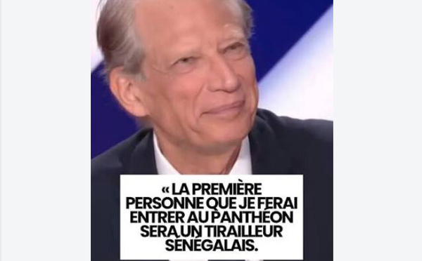 Dominique de Villepin veut honorer les tirailleurs sénégalais