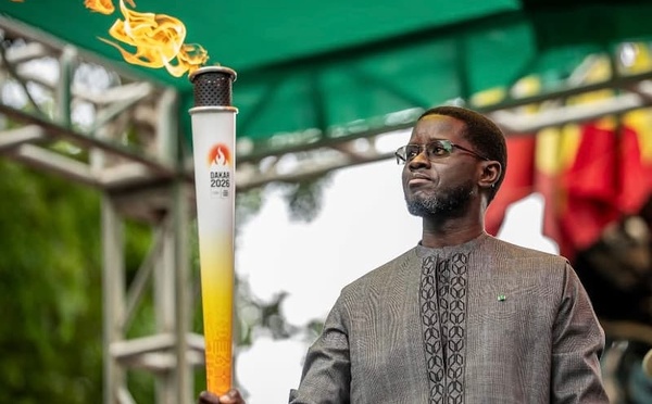 JOJ DAKAR 2026 : Diomaye Faye accueille la flamme olympique et lance le défi du développement durable