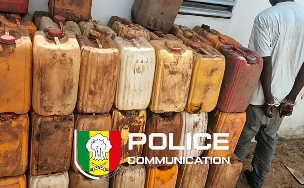 FATICK : Un chauffeur de taxi clandestin arrêté pour trafic illicite de gasoil