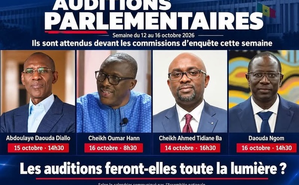 Commission d'enquête parlementaire : de grands noms annoncés cette semaine