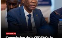 Le Sénégal : président de la commission économique de la Cedeao pour la période 2026-2030