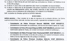 Vaste jeu de chaises musicales à la Police nationale : Une trentaine de commissaires changent de poste