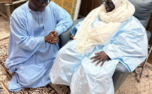 TOUBA- Le ministre de l’intérieur Mouhamadou Makhtar Cissé en visite nocturne chez Serigne Mountakha Mbacké