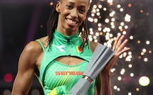 SURTITRE : ATHLÉTISME – TRIPLE SAUT : Envolée à 15,06 m, Saly Sarr la machine qui ne s’arrête plus