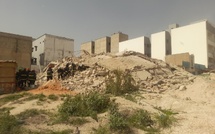 Thiès : un immeuble en chantier s’effondre au quartier Sud Stade, des ouvriers sous les décombres